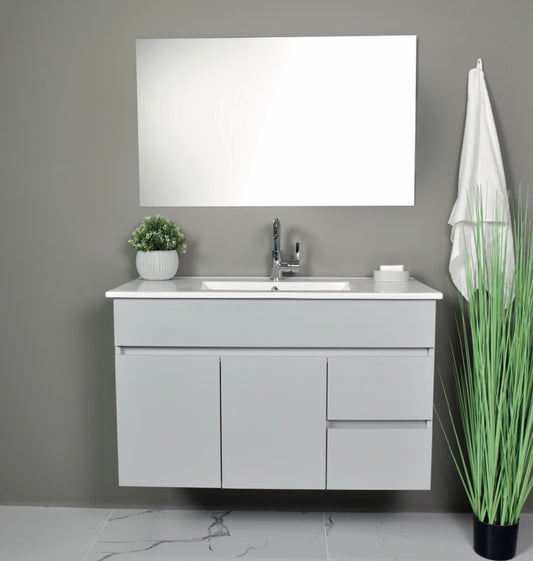 ארון אמבטיה פורמייקה תלוי דגם פלאזה PLAZA