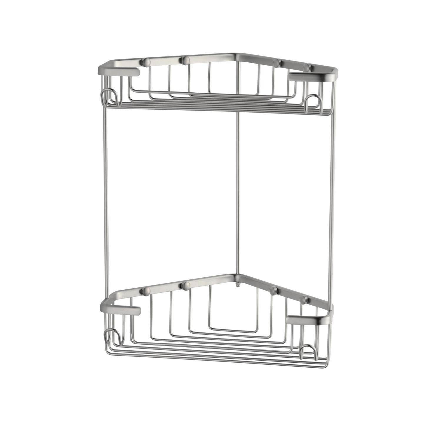 רשת פינתית למקלחת בראס כרום מט MATINA