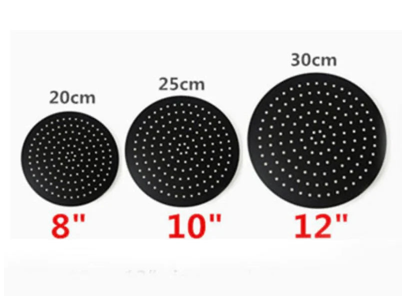 ראש גשם וזרוע מהתקרה שחור מט עגול BRASS