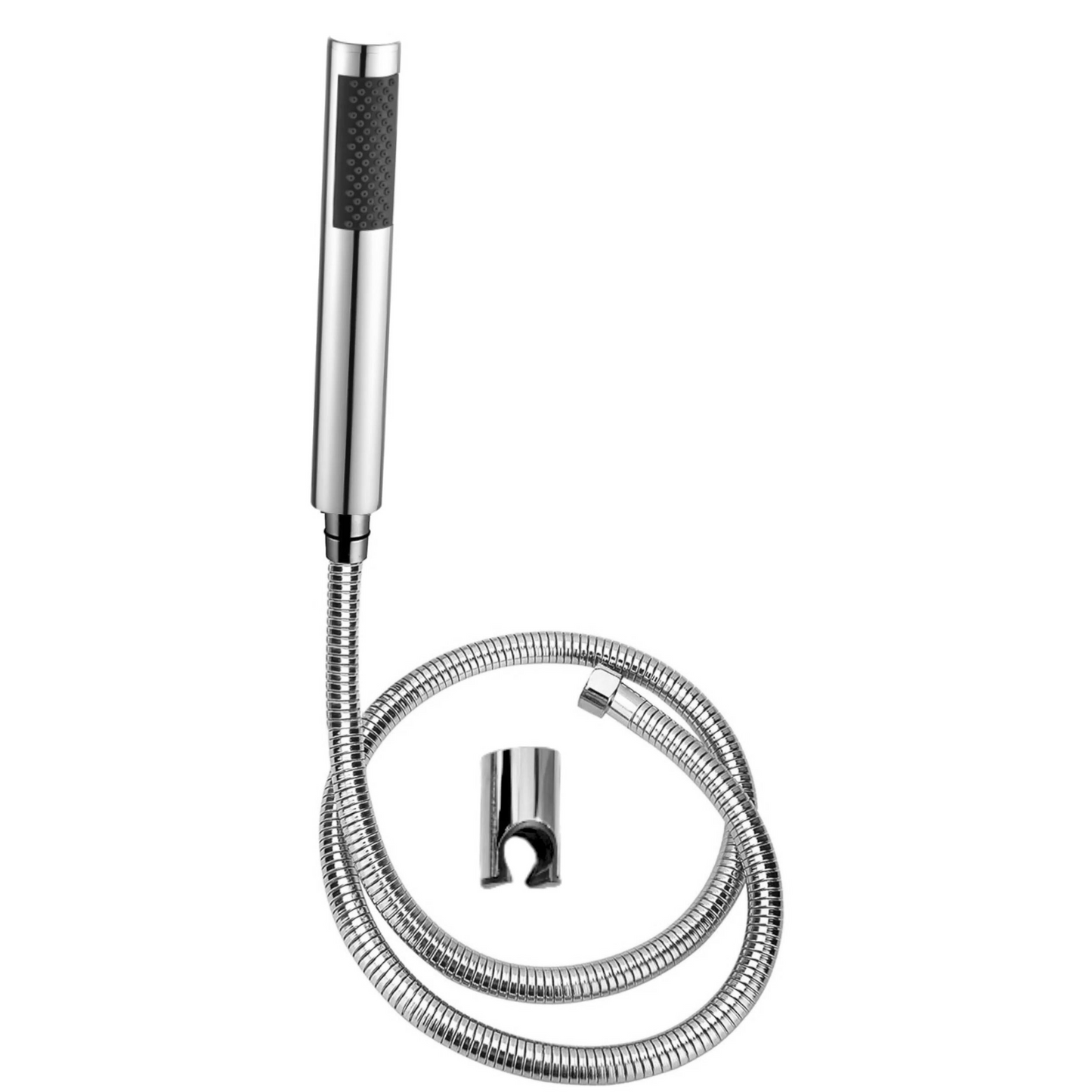 סט מזלף צינור ותופסן ניקל מבריק צורת מיקרופון SD