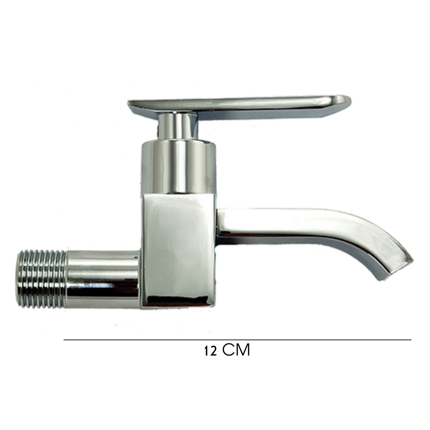 ברז מים קרים מהקיר מפל מרובע AG