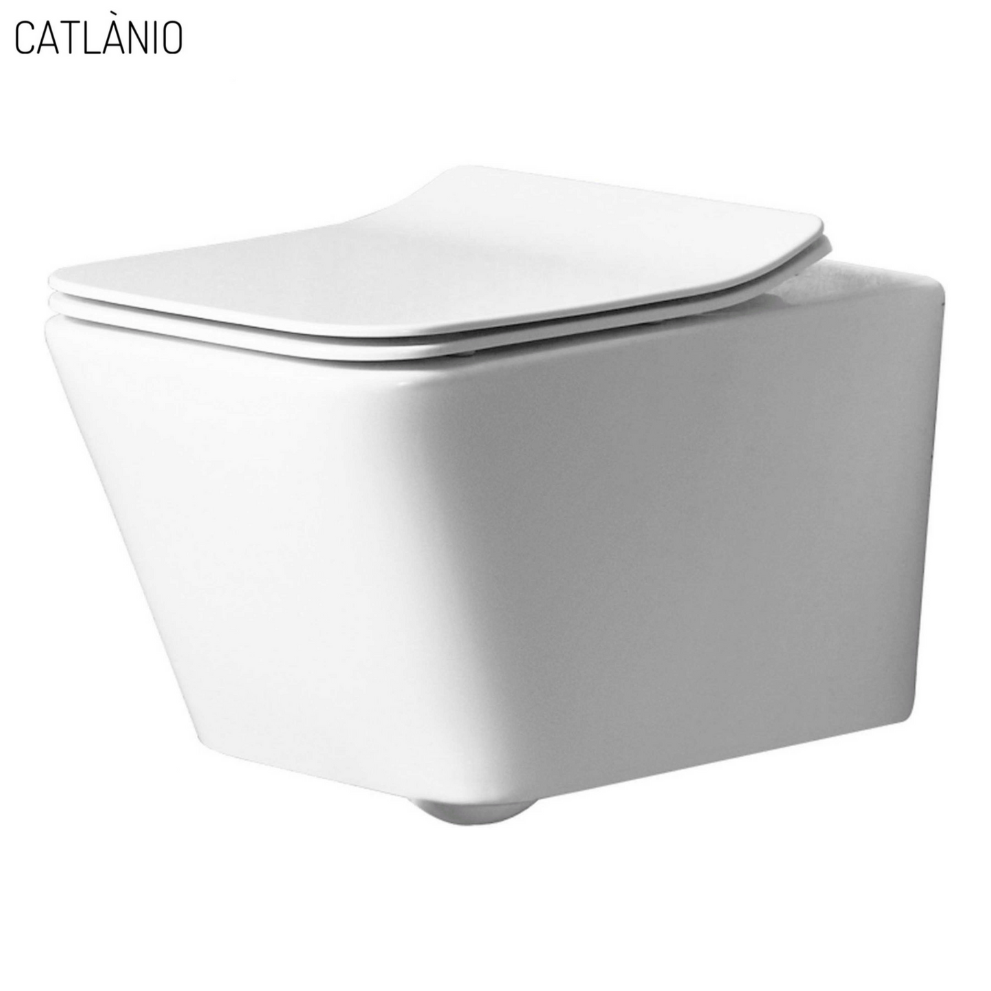 אסלה תלויה לבן מבריק מלבנית מבית CATLÀNIO