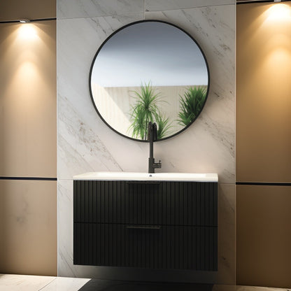 ארון אמבטיה מעוצב תלוי פסים דגם רויאל ROYAL