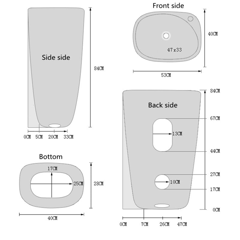 כיור אמבטיה חרס עומד לבן מבריק