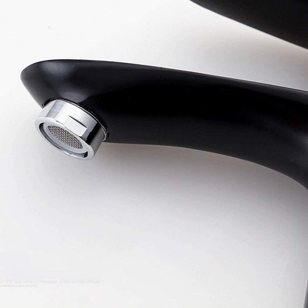 ברז פרח למים קרים צבע שחור מט AG