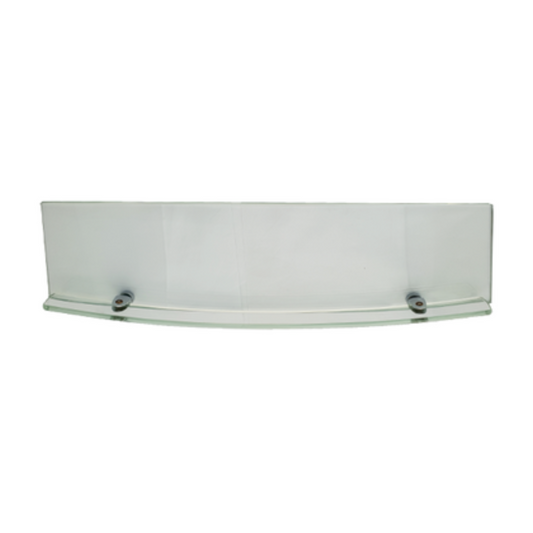 מדף מקלחת זכוכית 8 מ״מ מעוצב