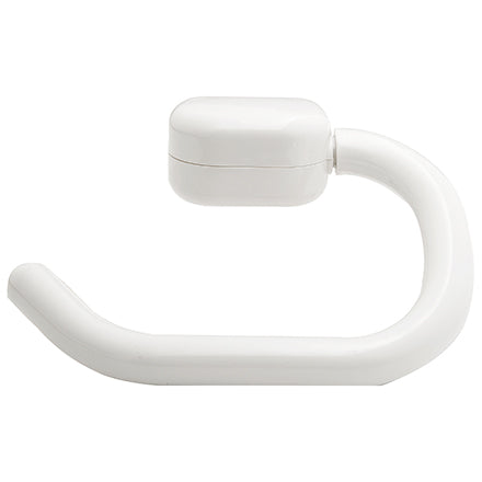 מחזיק נייר טואלט פלסטיק לבן