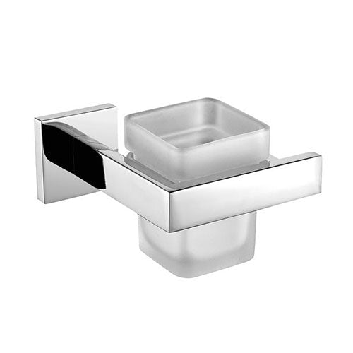 מתלה כוס למברשות שיניים ניקל מבריק