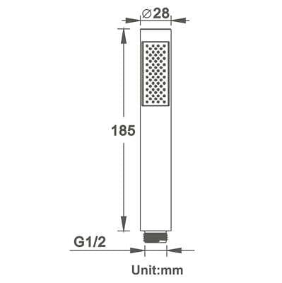 סט מזלף + צינור + מתלה עגול זהב מבריק AB