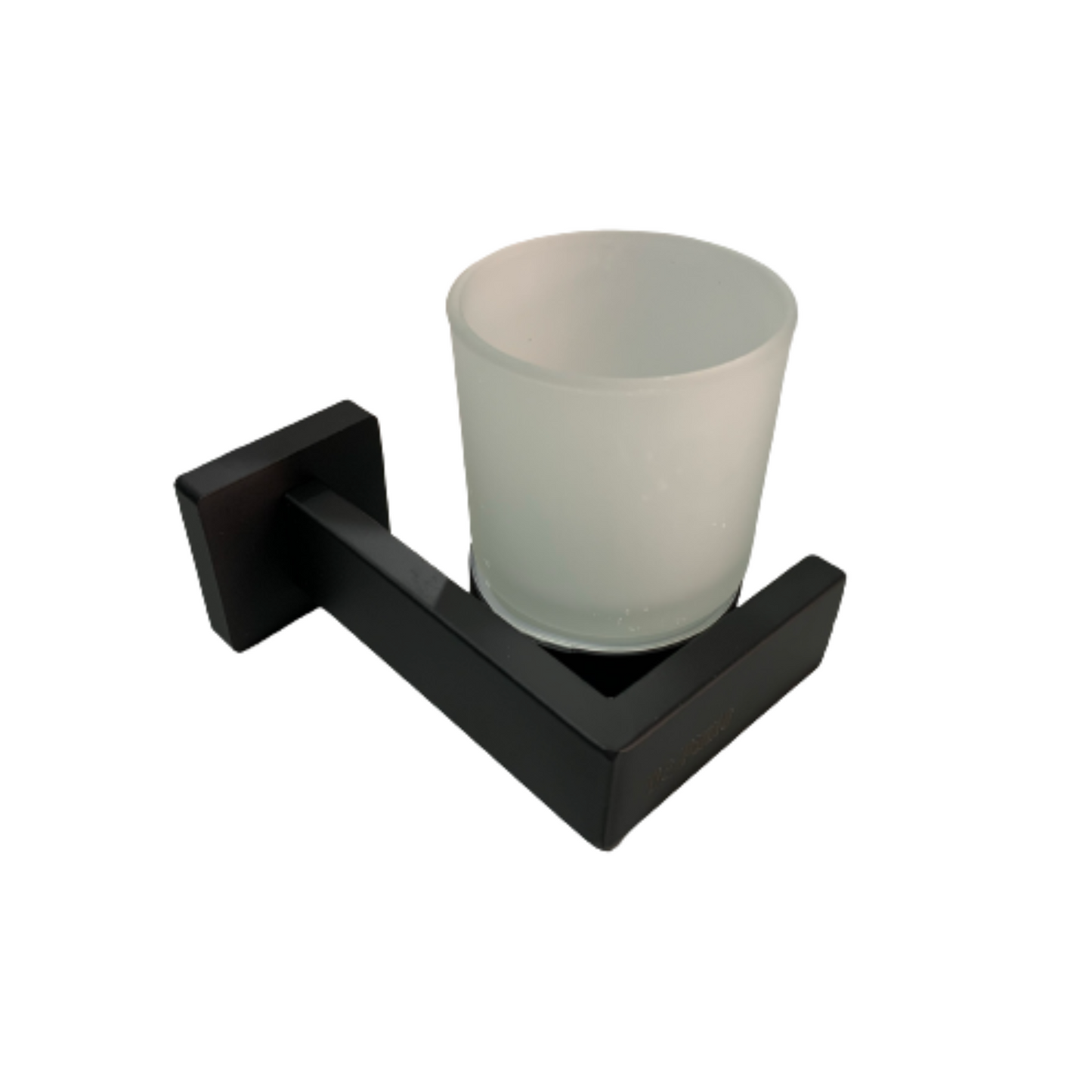 מתלה כוס למברשות שיניים שחור מט