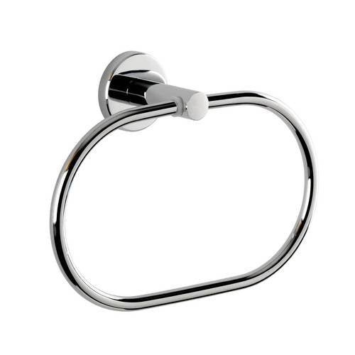 מתלה למגבת אובלי כרום בראס