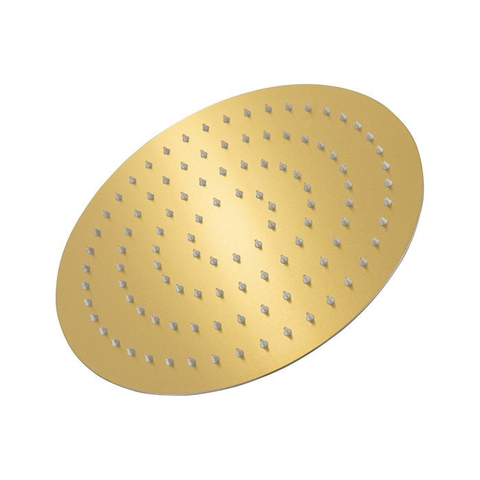 ראש טוש נירוסטה זהב מבריק עגול 20 ס״מ