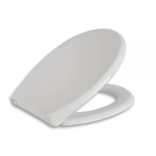 מושב אסלה לבן קשיח הידראולי + שליפת מושב מהירה