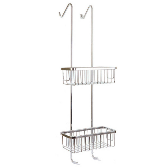 מדף רשת תלוי על מקלחון ניקל – ללא קידוח