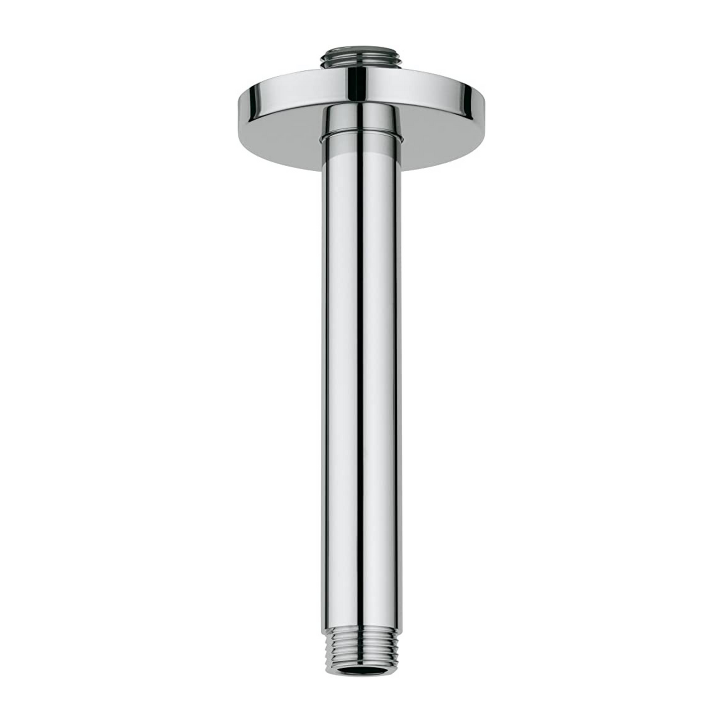 זרוע מהתקרה לראש מקלחת עגול 25 ס״מ BRASS