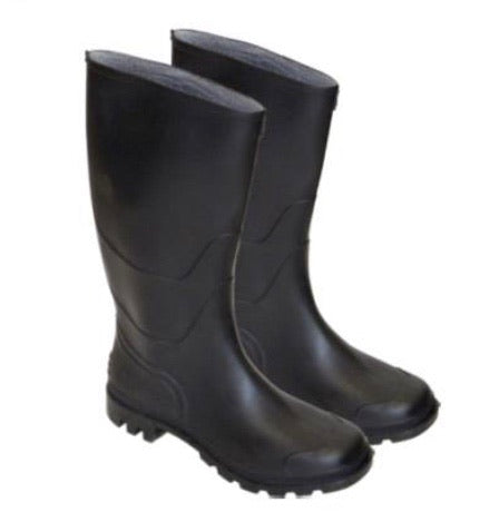 מגפי גינה גומי שחורות