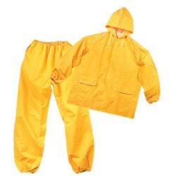 חליפת גשם צהובה