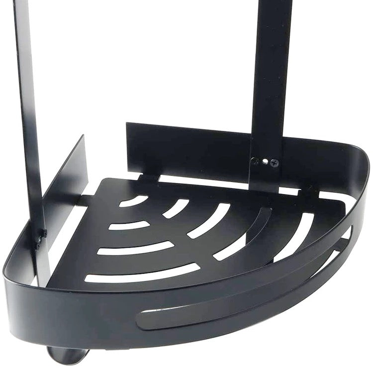 מדף פינתי דו קומתי שחור דה ברטו