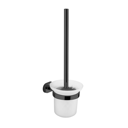 מברשת אסלה תלויה שחור מט בראס