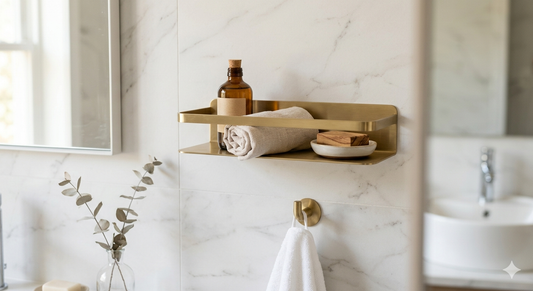 אביזרי אמבטיה ללא קידוח (ואקום והדבקה) – הפתרון לשוכרי דירות