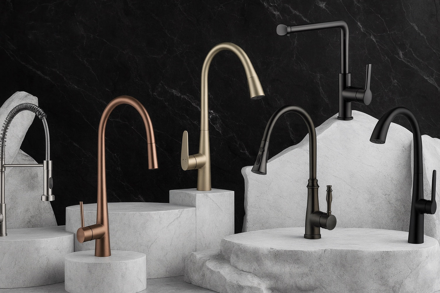 ברזים נשלפים למטבח