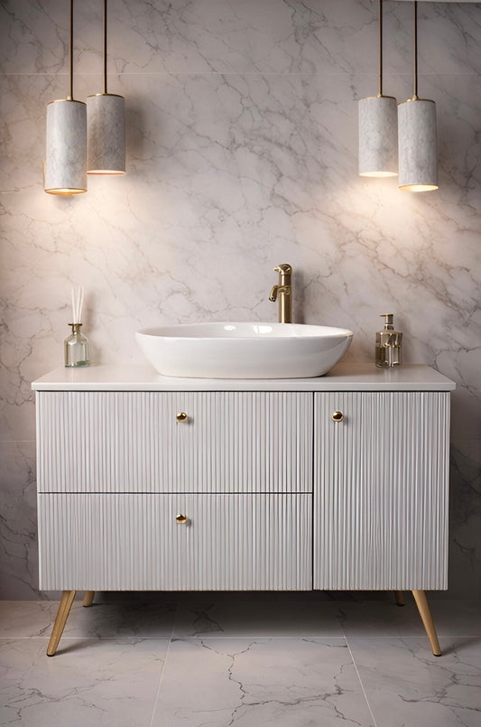 ארון אמבטיה עומד פסים דגם נובה NOVA