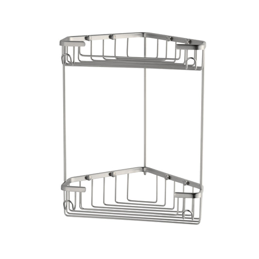 רשת פינתית למקלחת בראס כרום מט MATINA