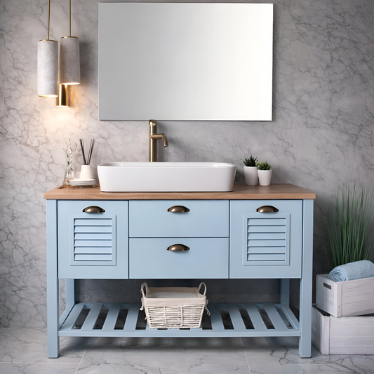 ארון אמבטיה עומד סגנון כפרי דגם מיאמי MIAMI