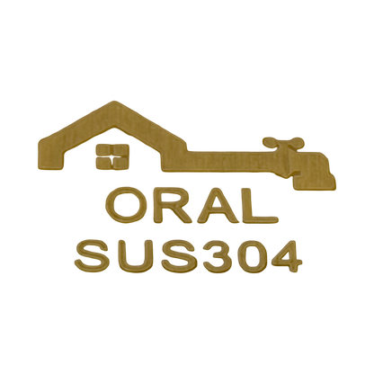תעלת ניקוז מרובעת זהב מוברש 15*15 מבית OraL