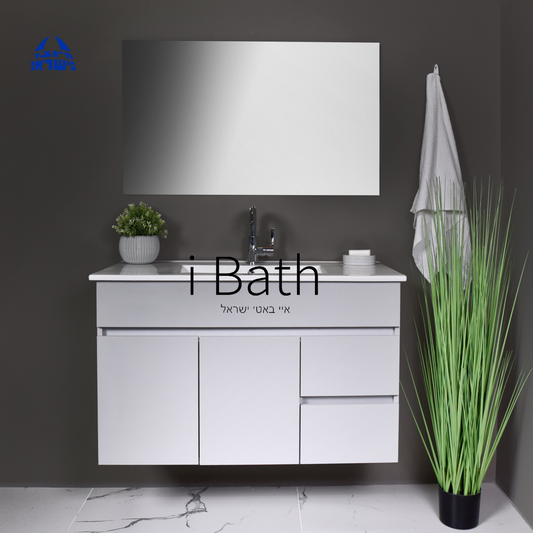 ארון אמבטיה תלוי מודרני דגם פלאזה