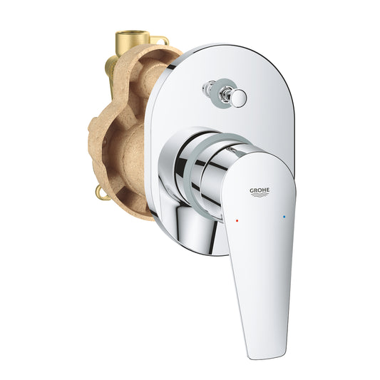 אינטרפוץ 4 דרך גרואה קומפלט 29039001 BAU EDGE כרום GROHE